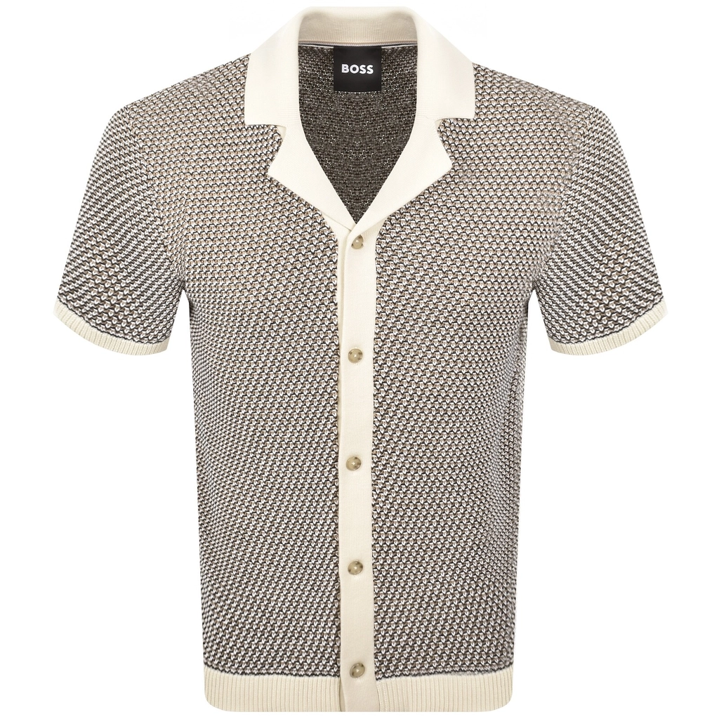 Hugo Boss BOSS Iconico Knit Polo Beige